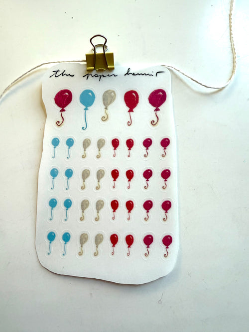 Balloons 3 colors - from pastels doodles