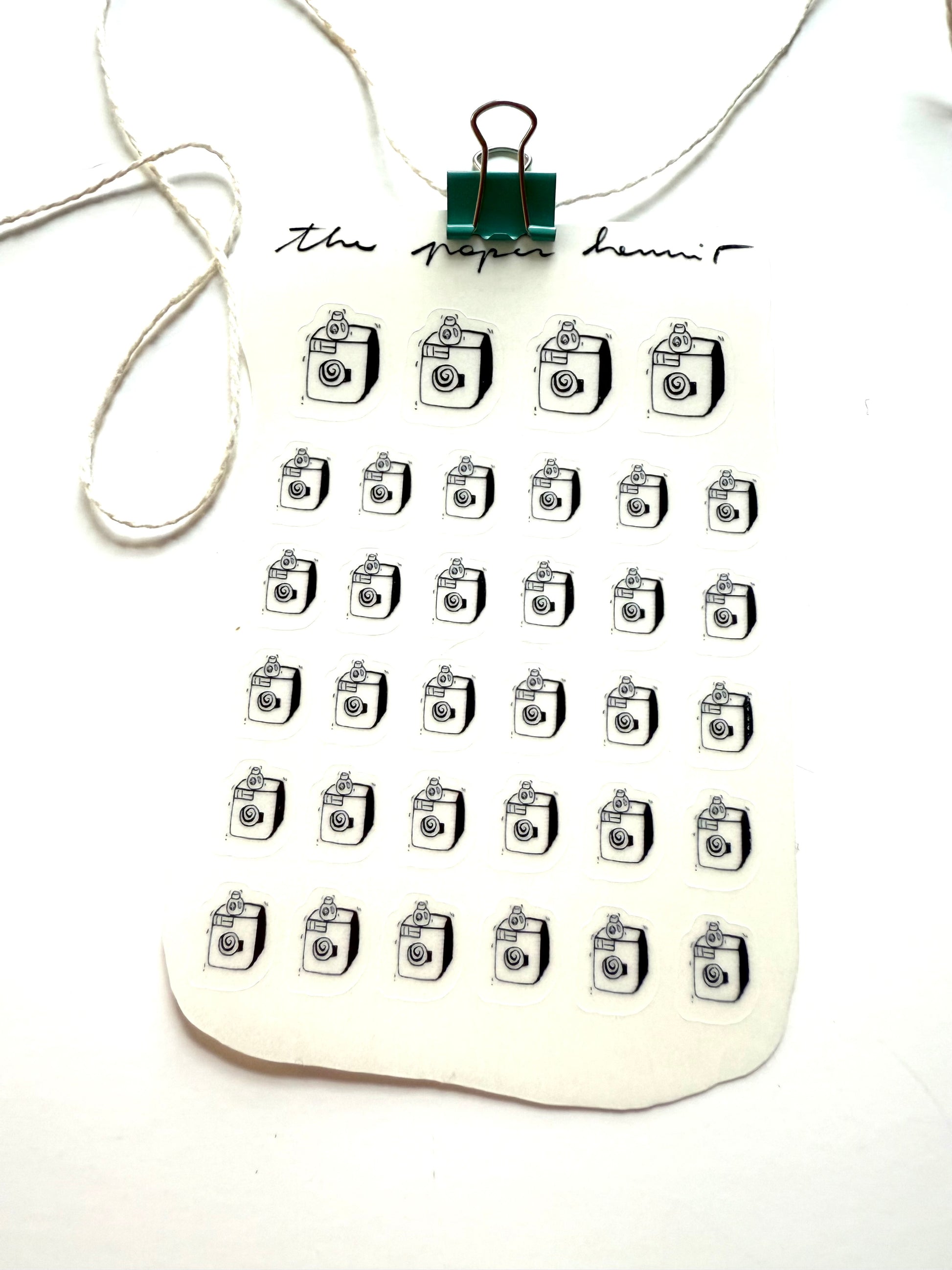 Laundry machine sheet - from marker doodle