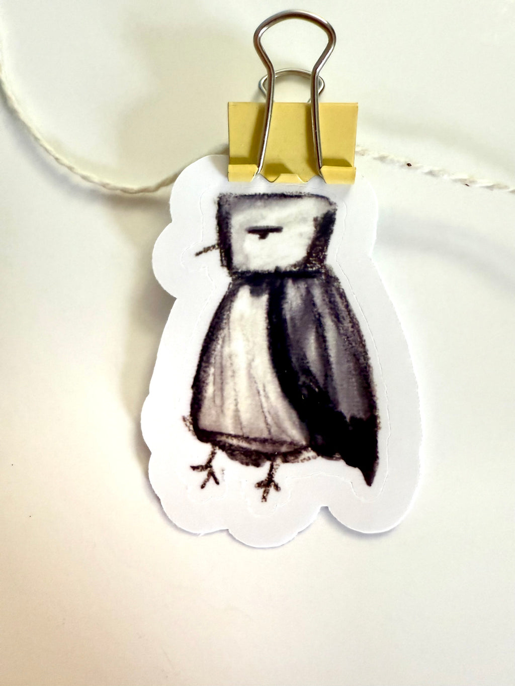 pack of crayon birds - from mixed media sketches