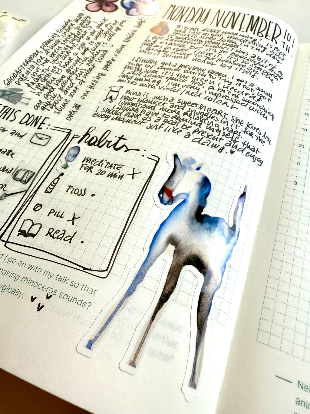 Horse - from watercolor sketch