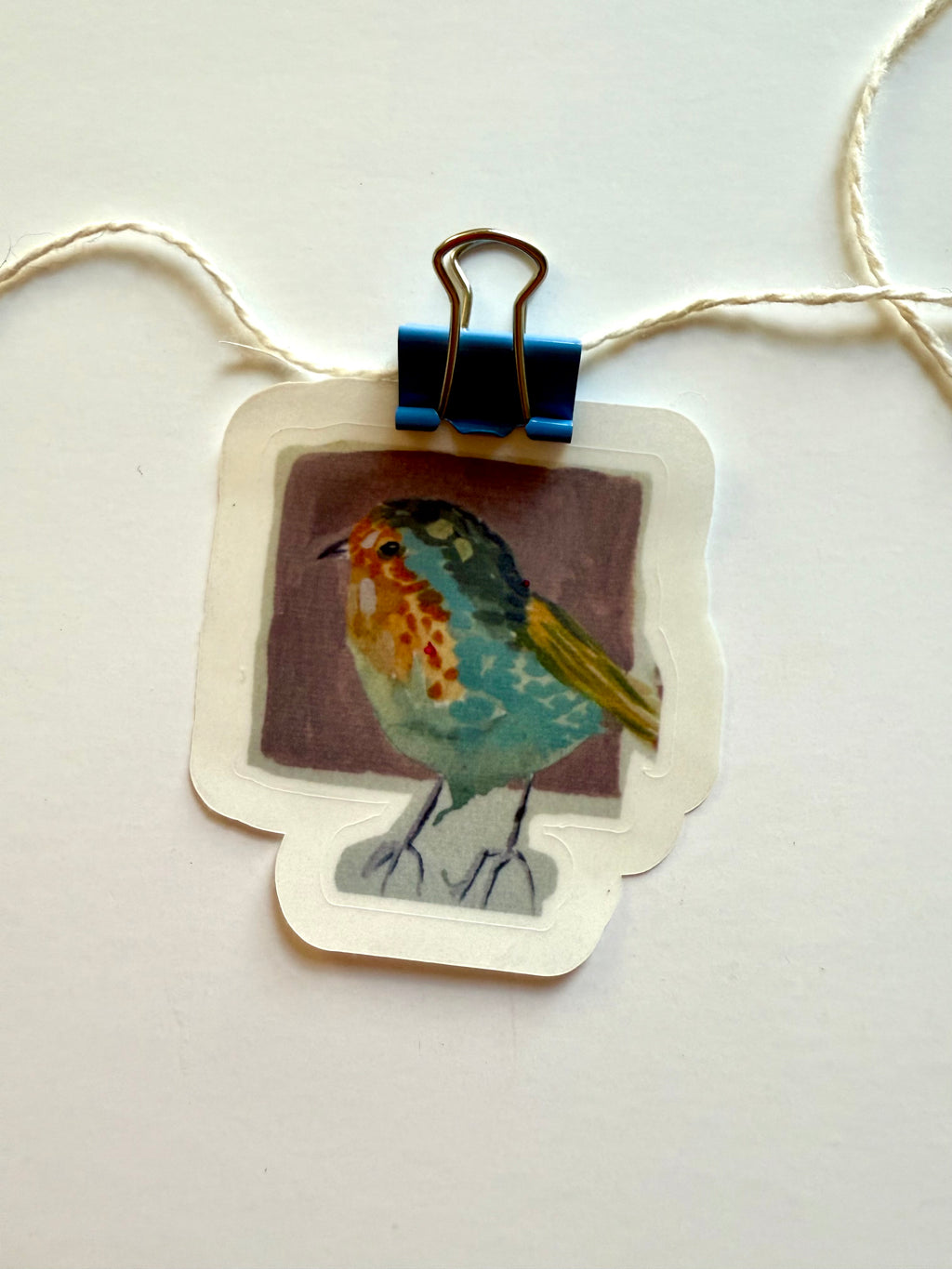 cute little bird - from gouache sketch