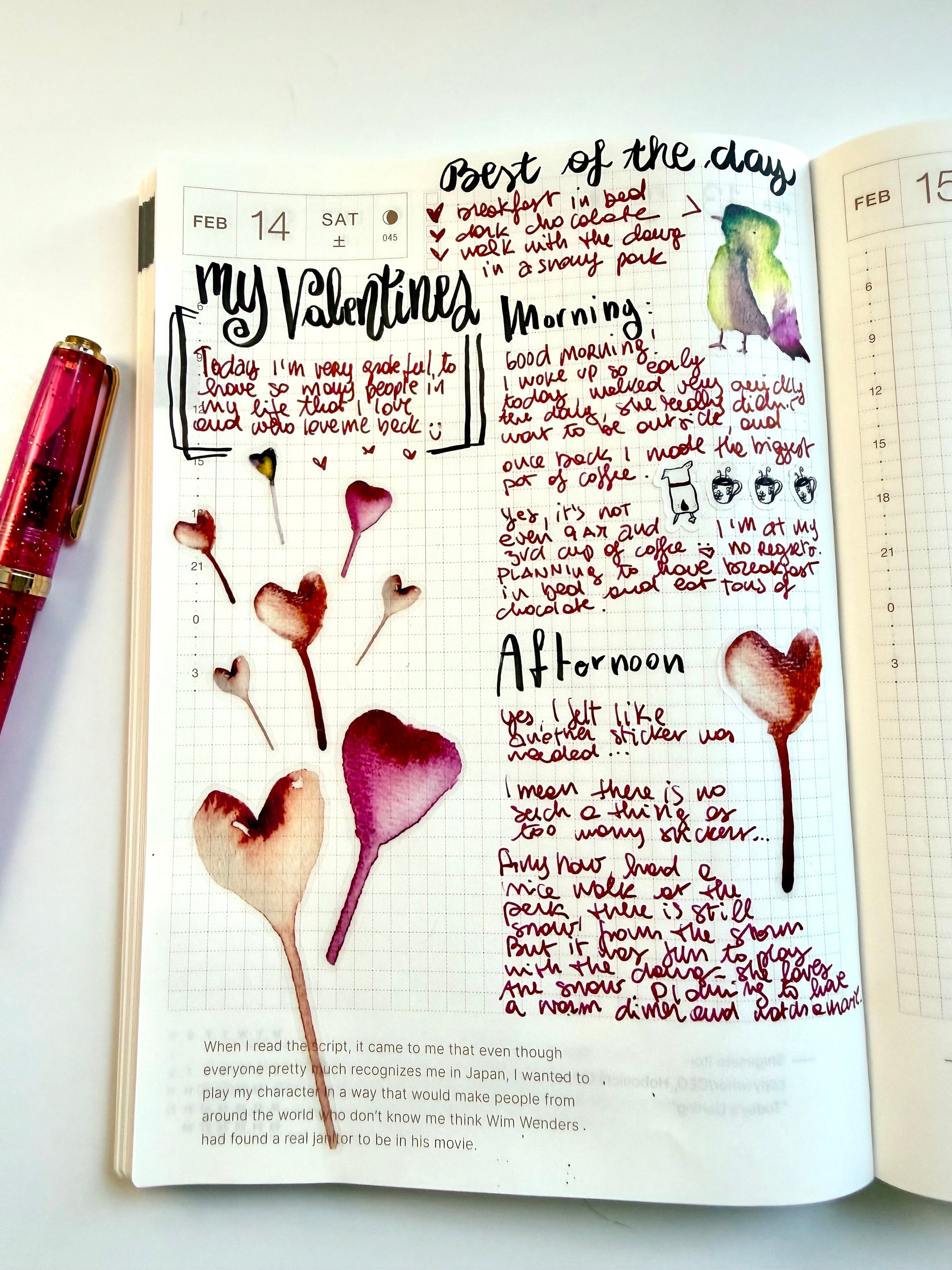 Hearts balloons - from watercolor sketch - pack of 16