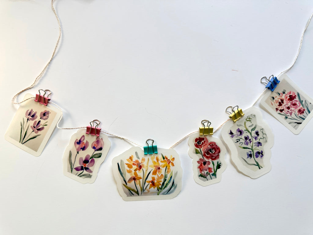 Can't wait for spring flower pack - from watercolor sketches