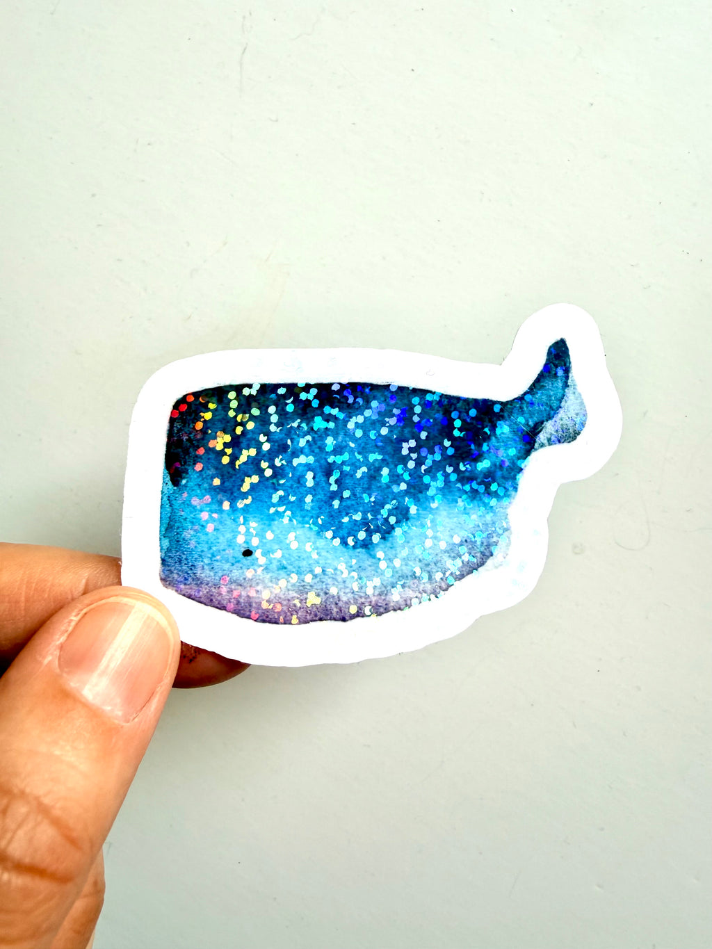 Lil' whales - from watercolor sketch