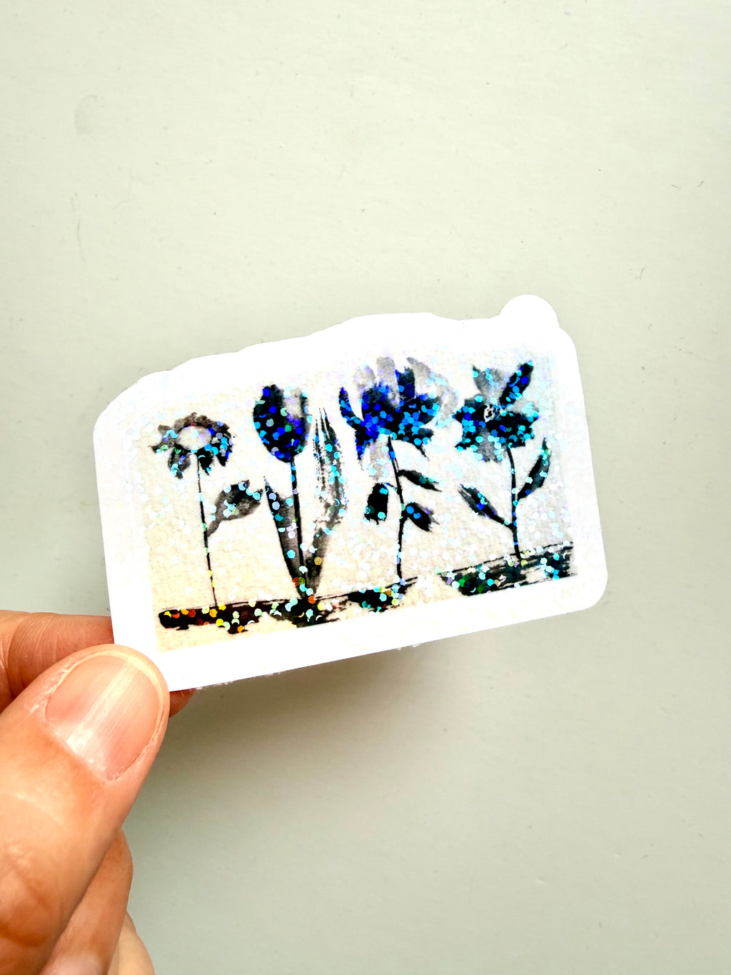 Black and White trio - from monochromatic watercolor sketches